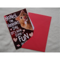 Handmade Decorated Greeting Card / Wholesale Christmas Greeting Card with Envelop